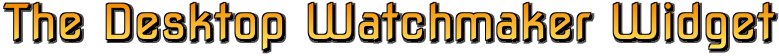The Desktop Watchmaker Widget logo