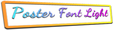 Poster Font Light logo