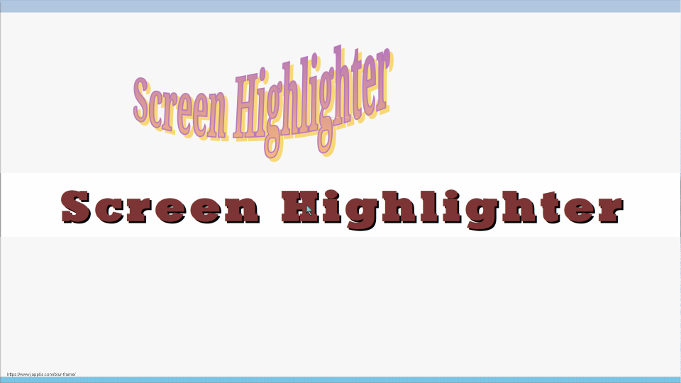 Screen Highlighter Larger Bar