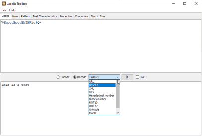Japplis Toolbox screenshot